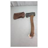 Vintage Plumb Boy Scout Hatchet with Leather...