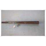 Antique Stratton Bros Brass Bound Level, 28 Inches