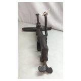 Vintage Cast Iron Saw Vise, 7' Jaw Width,...