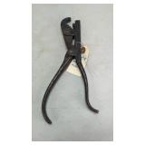 Vintage Large Metal Saw Set Tool, Lever Mechanism