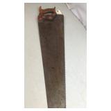 Ornate E.C. Atkins Excelsior Hand Saw, 26'...
