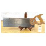 Vintage Disston 14-Inch Backsaw