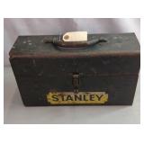 Stanley Vintage Metal Toolbox with Tray Insert,...