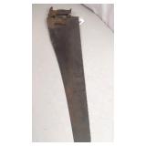 Disston No. 7 Hand Saw, 26' Blade, Hardwood...