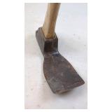 Adze with Wood Handle