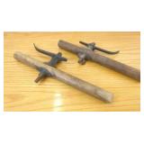 Simonds Vintage Two-Man Felling Saw Handles