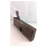 Vintage Skewed Plough Plane, Wood, 9 inches
