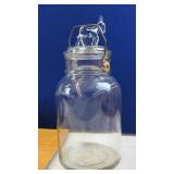One Gallon Decorative Glass Jar with Donkey...
