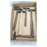Vintage Hammer Lot - Ball Peen, Cross Peen &...