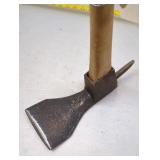 Vintage Mattack -Polled Adze, Wooden Handle
