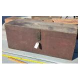 Vintage Craftsman Made Wood Tool Chest w/Contents