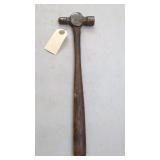 Vintage Ball Peen Hammer, Wood Handle