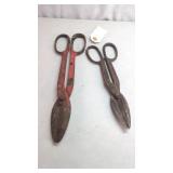 Vintage Wiss M1R Tin Snips, Forged Steel Blades