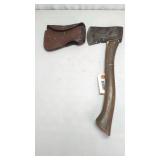 Plumb Hatchet with Sheath, Made in USA