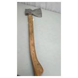 Craftsman Hewing Axe, 22' Wood Handle, Steel Blade