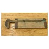 John Rabone Brass Caliper Rule, Vintage England