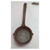 Lead Melting Ladle, Cast Iron, 3' Bowl Diameter