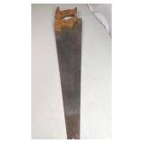 Vintage 'Warranted Superior' Panel Hand Saw,...
