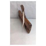Antique Wooden Plow Plane, Marked 4