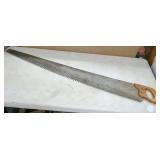 54' Vintage Single-Man Crosscut Saw, USA