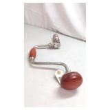 Dunlap 10' 4-Jaw Bit Brace ï¿½ Nickel Steel, Wood...