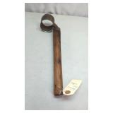 Vintage Hand Scorp Round Blade Tool, Wood...