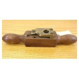 Vintage Wooden & Brass Straight Screwbox