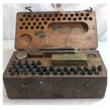 Millers Falls Military Dog Tag Stamp Set, WWI...