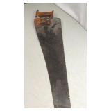 Vintage Crosscut Hand Saw Warranted Superior...