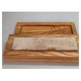 Oil Stone with Wooden Box, Approx. 8' x 2'...