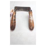 Vintage 4' Drawknife - Scorp with Wooden...