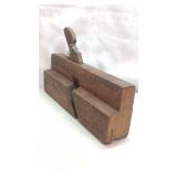 Unmarked Wooden Plough Plane, Beech Body,...