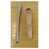 Vintage Craftsman 1/4' Bevel Edge Chisel w/ Handle