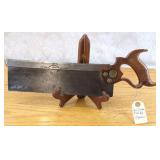 Henry Disston & Sons 12' Cast Steel Backsaw