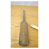 W. WIEBER Pig Sticker Chisel, 6' Blade, Wood...