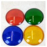 Vintage Glass Signal Lenses, 4 Colors, Approx....