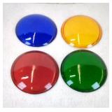 Vintage Glass Signal Lenses, 4 Colors, Approx....