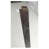 Vintage Panel Hand Saw, 26' Steel Blade,...