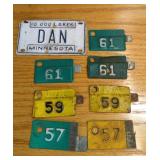 Vintage Minnesota License Plate Collection:...
