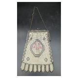 Whiting & Davis Vintage Mesh Purse, Silver with...