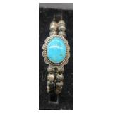 Sterling Silver .925 Beaded Bracelet with...