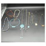 Vintage & Modern Assorted Necklace Lot, Beaded,...