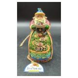 Jim Shore Santa with Noah's Ark Ornament