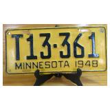 1948 Minnesota Truck License Plate T13-361