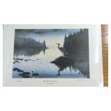 Les C. Kouba 'Great Blue Heron Hangout' Limited...