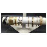 Lot of 8 Gold Tone, Sterling Silver & Stainless...