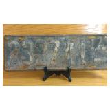 Iowa Passenger License Plate, Serial 232741,...