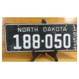 1951 North Dakota License Plate 188-050
