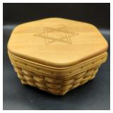 Longaberger 1999 Hexagonal Basket Set with...