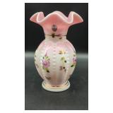 Fenton Handcrafted Floral Vase, Charlton...